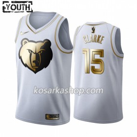 Dres Memphis Grizzlies Brandon Clarke 15 Nike 2019-20 Bijela Golden Edition Swingman - Dječji